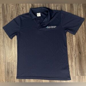 Men’s Allied Universal Security Services Blue Performance Polo Shirt- Medium